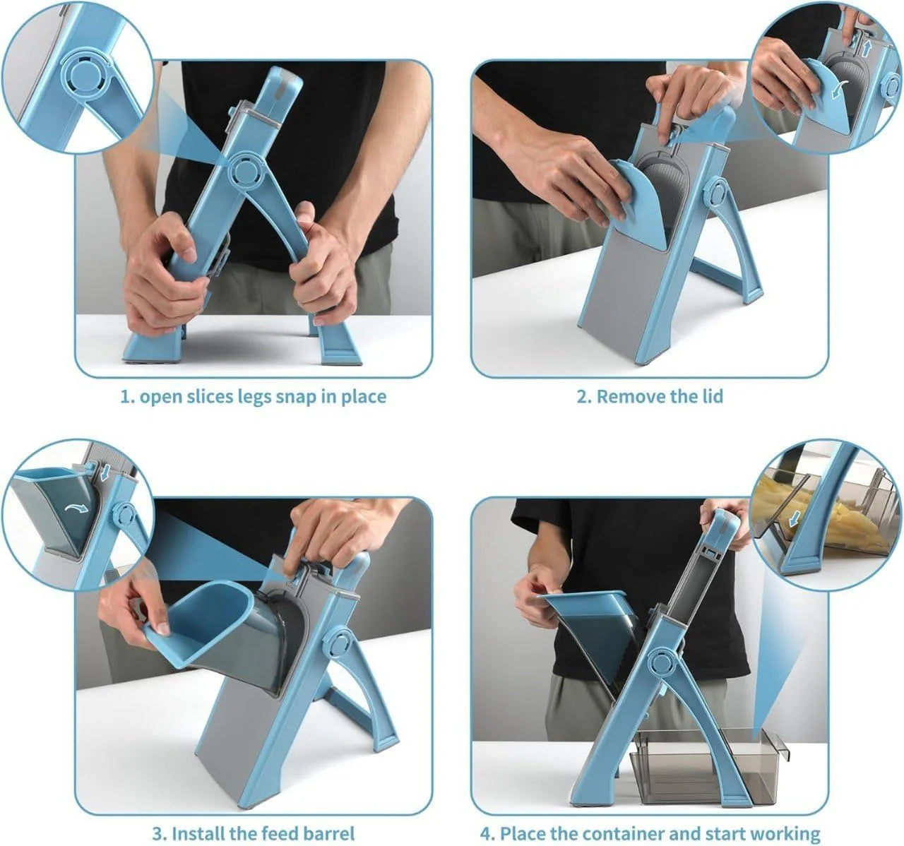 Multifunction Vegetable Chopper & Slicer for Kitchen