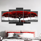 Modern Landscape Canvas Wall Art Set – 5 Piece Home Décor Collection