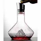 Elegant 1500ML Wine Decanter with Built-In Aerator