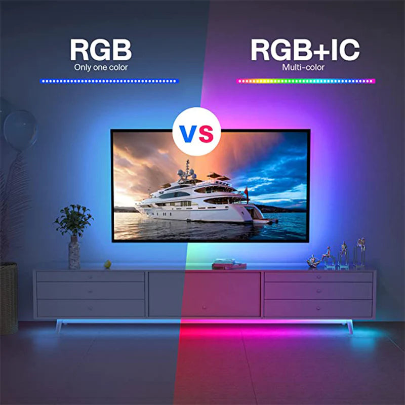 Bluetooth-Controlled LED Accent Lighting