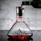 Elegant 1500ML Wine Decanter with Built-In Aerator