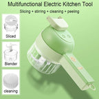 Multi-Function Electric Food Chopper & Vegetable Slicer