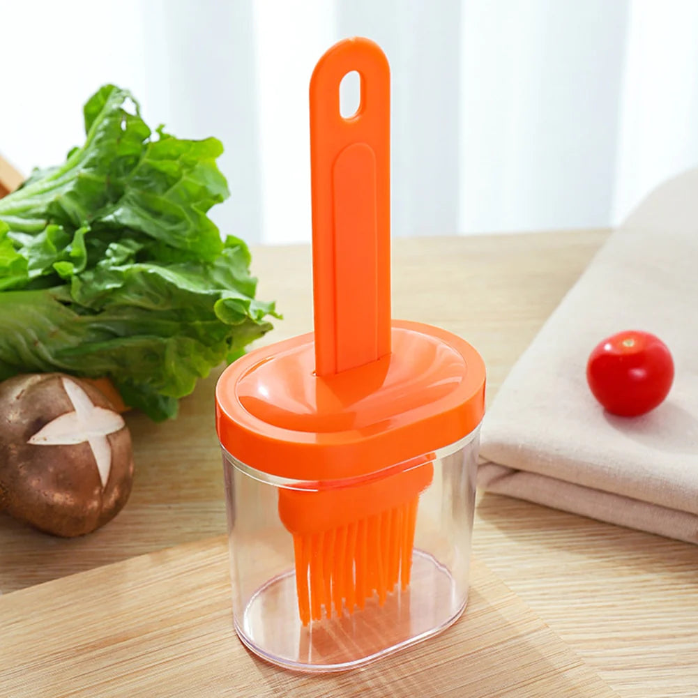 Heat-Resistant Silicone Oil Dispenser Brush