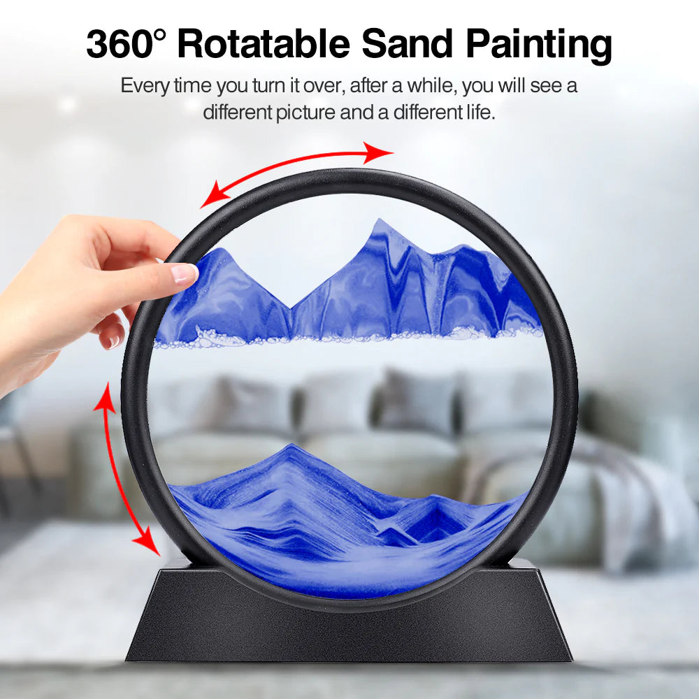 3D Flowing Sand Picture Frame