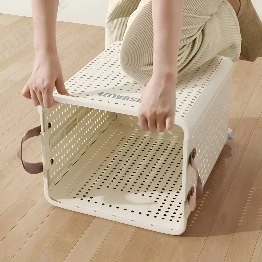Collapsible Wheeled Laundry Basket
