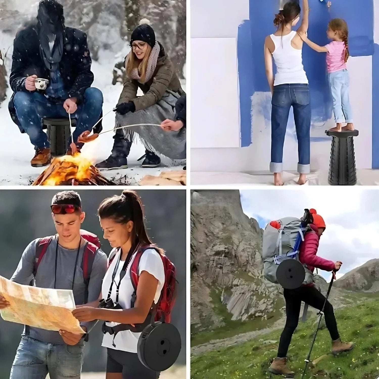 Gliderest™ — Your Lightweight Throne for Instant Comfort Anywhere in use camping, hiking and working at home