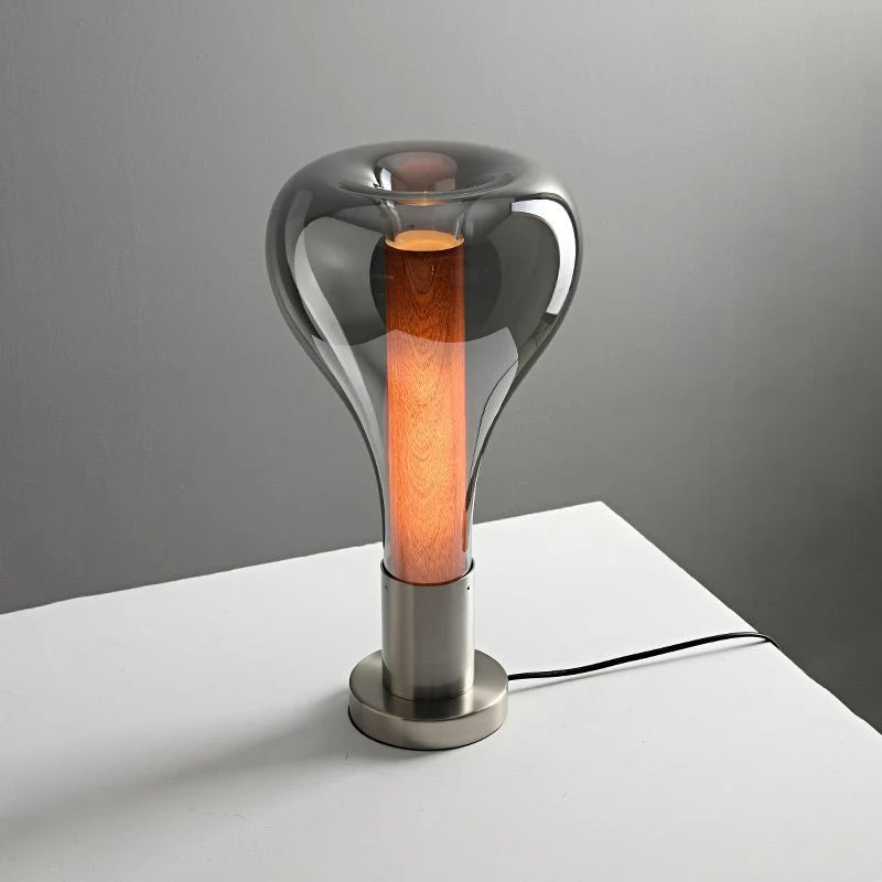 Designer Glass Lava Accent Lamp