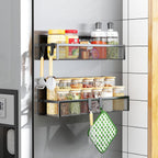 Magnetic Spice Rack Organizer
Magnetic refrigerator spice rack
Fridge spice organizer
Magnetic kitchen organizer
Refrigerator storage shelf
Magnetic storage rack
Kitchen spice shelf
Refrigerator organizer with hooks
No drill spice rack
Magnetic shelf for refrigerator
Kitchen storage organizer
Space-saving kitchen organizer
Magnetic pantry organizer